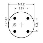 3 Convoluted Firestone Air Springs Assembly W01-358-7855 Contitech FT 530-35 522