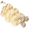 Buy cheap Brazilian Human Hair Body Wave Ombre Color 613 Remy Human Hair Extensions from wholesalers