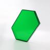 Buy cheap Custom Color Green Acrylic Serving Tray , Hexagon Acrylic Fruit Tray Organizer from wholesalers