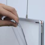 Aluminum Ultra Slim Crystal Light Box Snap Clip Advertising Backlit Poster Frame