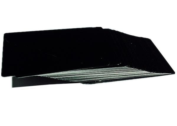 Buy cheap Etched Stainless Steel Card Laser Machine Parts Black Metal Business Card 85.5×54mm from wholesalers