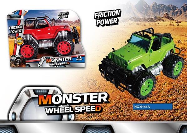 Buy cheap Popular Friction Powered Off Road Jeep Toy Car For Kids 4 Style 8 Colors from wholesalers