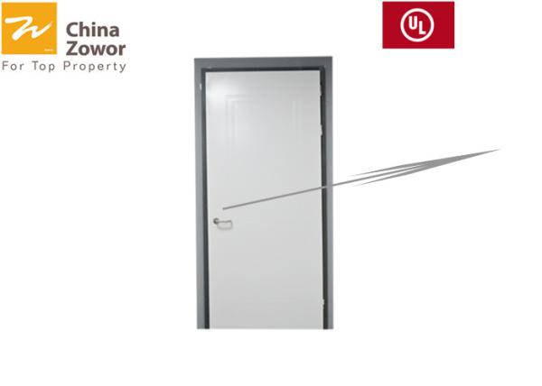 Buy cheap UL Certified Single Leaf RH/ LH Open Milky White Color FD90 Steel Fire Door/ 45 mm Thick from wholesalers