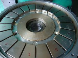 China Green Energy Brushless DC Electric Motor Pancake 1000W 12VDC Wind Power Generator on sale