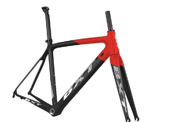 Buy cheap 700C Rim Brake Bike Frame Full Carbon Fiber Racing Road Bike Frameset Max 23C Tire from wholesalers