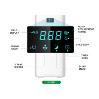 Buy cheap European Electric Floor Standing Air Purifier UV LED HEPA filter Household product