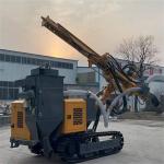 Rock Drilling Pneumatic DTH Drilling Rig Dia 100-150mm Drill Hole with AC Motor