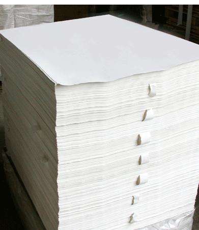 Custom Size 70GSM 80GSM Raw White Bond Paper of Yunbao for Food Wrapping Paper Needs