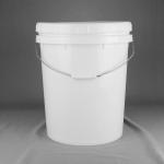 Screw Cap Round Plastic Packaging Bucket Reusable 30L
