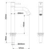 Buy cheap Modern design stainless steel single lever basin faucet with spout from wholesalers