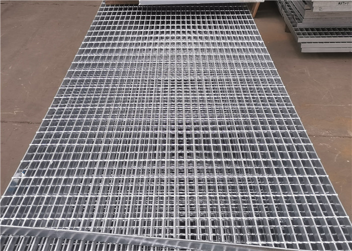 Q235 Carbon Steel Platform Steel Grating Galvanized Serrated Square Shape