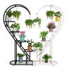 Buy cheap Flower pot shelf steel three layer stand for planter from wholesalers