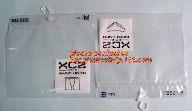 Custom Hanger Plastic Apparel Packaging Bags OEM Biodegradable Cloth Packing k Clothing Self Seal Garment bagease