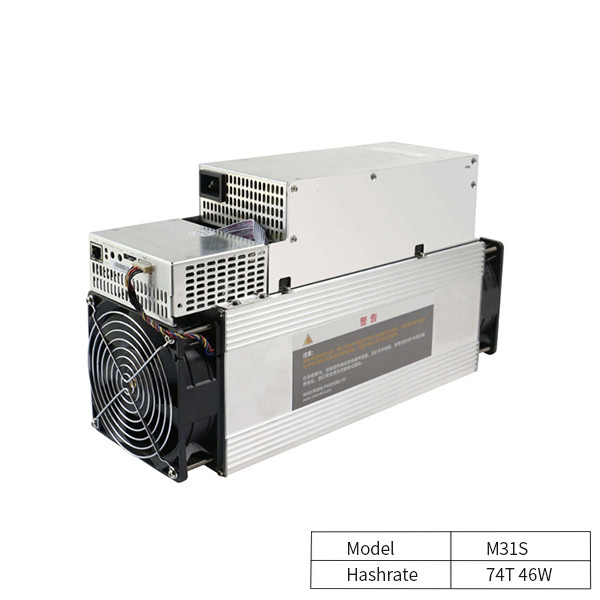 46J/T Whatsminer M31s 74t , 3404W Asic Mining Machines All In One
