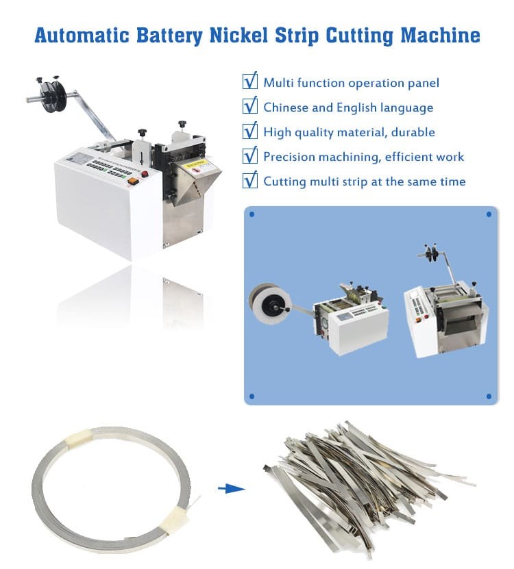 Adjustable Battery Pack Assembly Equipment , SKD2 Nickel Strip Cutting Machine