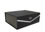 Recyclable Rigid Cardboard Boxes , Glossy White Collapsible Gift Boxes
