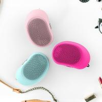 Buy cheap Electric Cleansing Cleaner Silicone Ultrasonic Massage Skin Care Facial Brush product