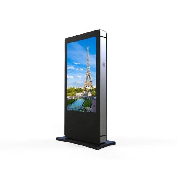 55 Inch 4G Outdoor Advertising Screen Display Waterproof High Brightness Video