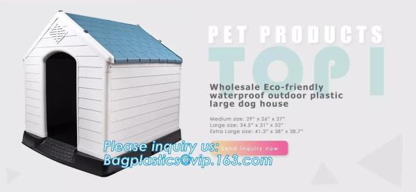 Buy cheap pet kennel factory direct cage outdoor plastic dog house manufacturer, Eco Friendly Outdoor Removable Rainproof Plastic from wholesalers