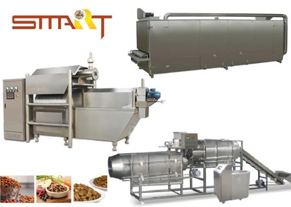 Buy cheap 500 - 600kg/Hr Dog Food Production Line , Pet Food / Fish Feed Extruder from wholesalers