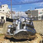 Stainless Steel Urban Statue Custom Large Stone Statues For Garden