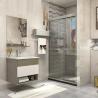 Buy cheap Customized PVC Woodgrain 72 Inch Bathroom Vanity cabinets ODM from wholesalers