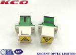 0.2Db UV Protection Shuttered Adapter Fiber Optic Green Color SC / APC Shutter