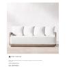 Buy cheap Solid Teak Wood Garden Sofa Set Outdoor Lounge Bed With High Rebound Sponge Cushion from wholesalers