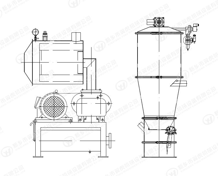 ZKS Series Automatic Vacuum Feeder Powder Granular Mixture 11KW Power