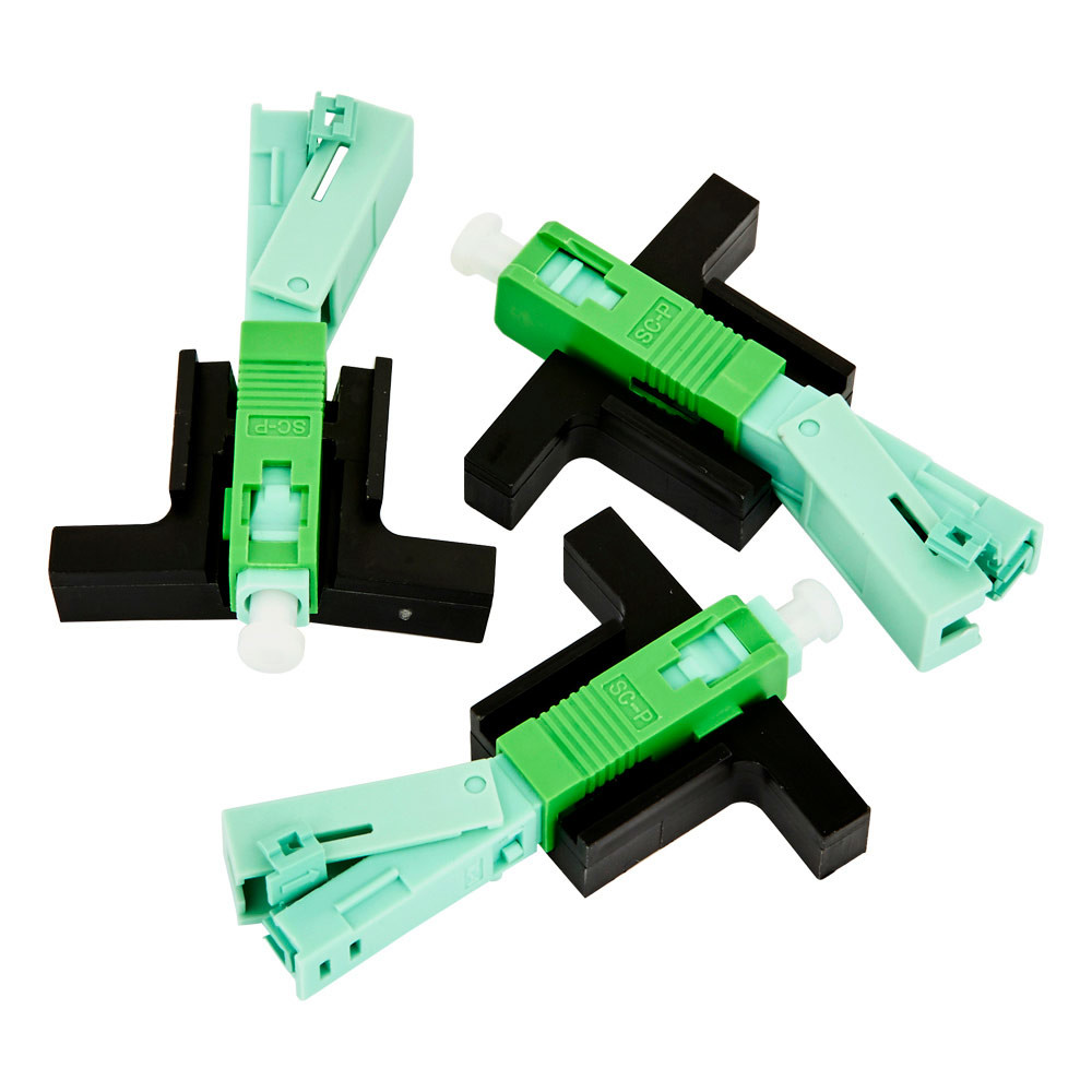 SC APC Fiber Optic Fast Connector, Quick Assembly Fast Connect
