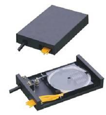 Buy cheap Black Wall mounted 12 Fiber Optic Terminal Box cold rolled steel sheet, electrostatic spraying from wholesalers