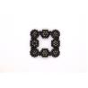 Buy cheap Women Rhinestone Shoe Clips Square Shape With Professional Design from wholesalers