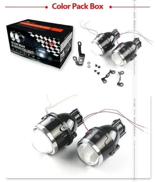 Buy cheap Aluminum White Universal Car Projector 3.5 Inch Fog Light LED Lamp from wholesalers