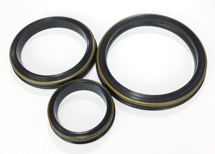 80 Duro Nitrile Hammer Union Seal Ring With Brass / Stainless Steel Ring