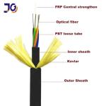 100 Meters Span ADSS Fiber Optic Cable 32F G652D Single PE Jacket
