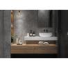 Buy cheap MDF 1800mm White Contemporary Bathroom Cabinets Vanity With Mirror from wholesalers