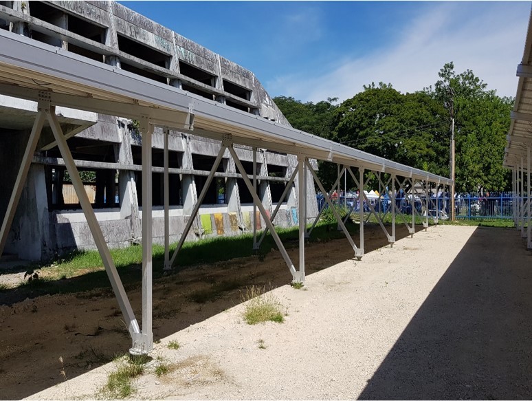 60m/S 1.5KN/M2 Solar Panel Carport Landscape Photovoltaic System