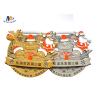 Buy cheap 3D Mold 70*3MM Santa Claus Die Casting Zinc Alloy Medal from wholesalers
