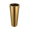 Buy cheap Wood surface metal modern round shape flower pot planter indoor from wholesalers