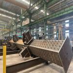 Steel Pipe Column Fabrication Heavy Duty Structural Steel Components OEM