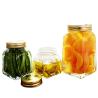 Buy cheap 500ml 1000ml Food Grade Glass Pickle Jar Eco Friendly 17.2cm Height from wholesalers