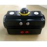 Buy cheap AT series double action single action black aluminum body pneumatic rotary actuator from wholesalers