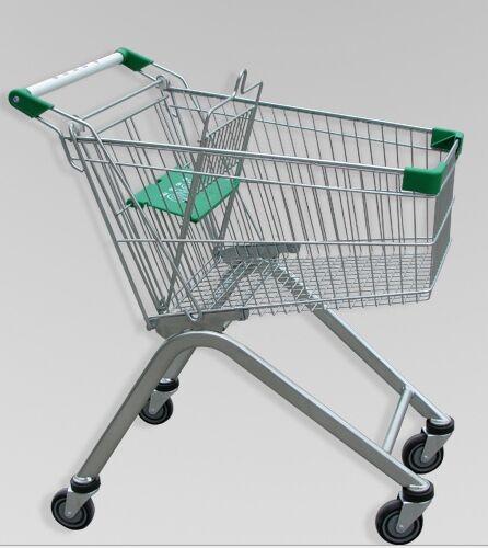 Buy cheap Metal Luggage Shopping Trolley With Wheels , Supermarket Unfolding Cart 80L from wholesalers