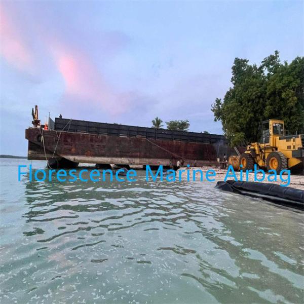 Buy cheap Barge Ship Houseboats Boat Pontoon Tube Marine Rubber Airbag For Caisson Floating from wholesalers