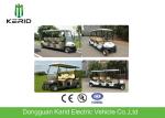 Battery Operated 6 Seater Electric Golf Carts , Electric Sightseeing Vehicle