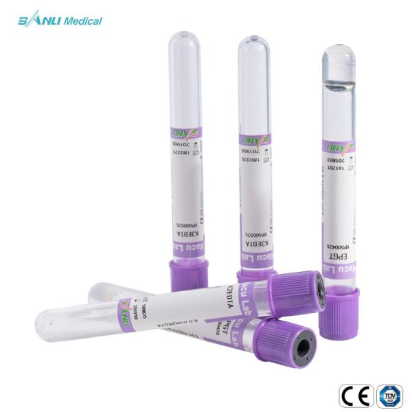 Buy cheap Vacuum Blood Collection Tube EDTA 8ml 10ml PET Material from wholesalers