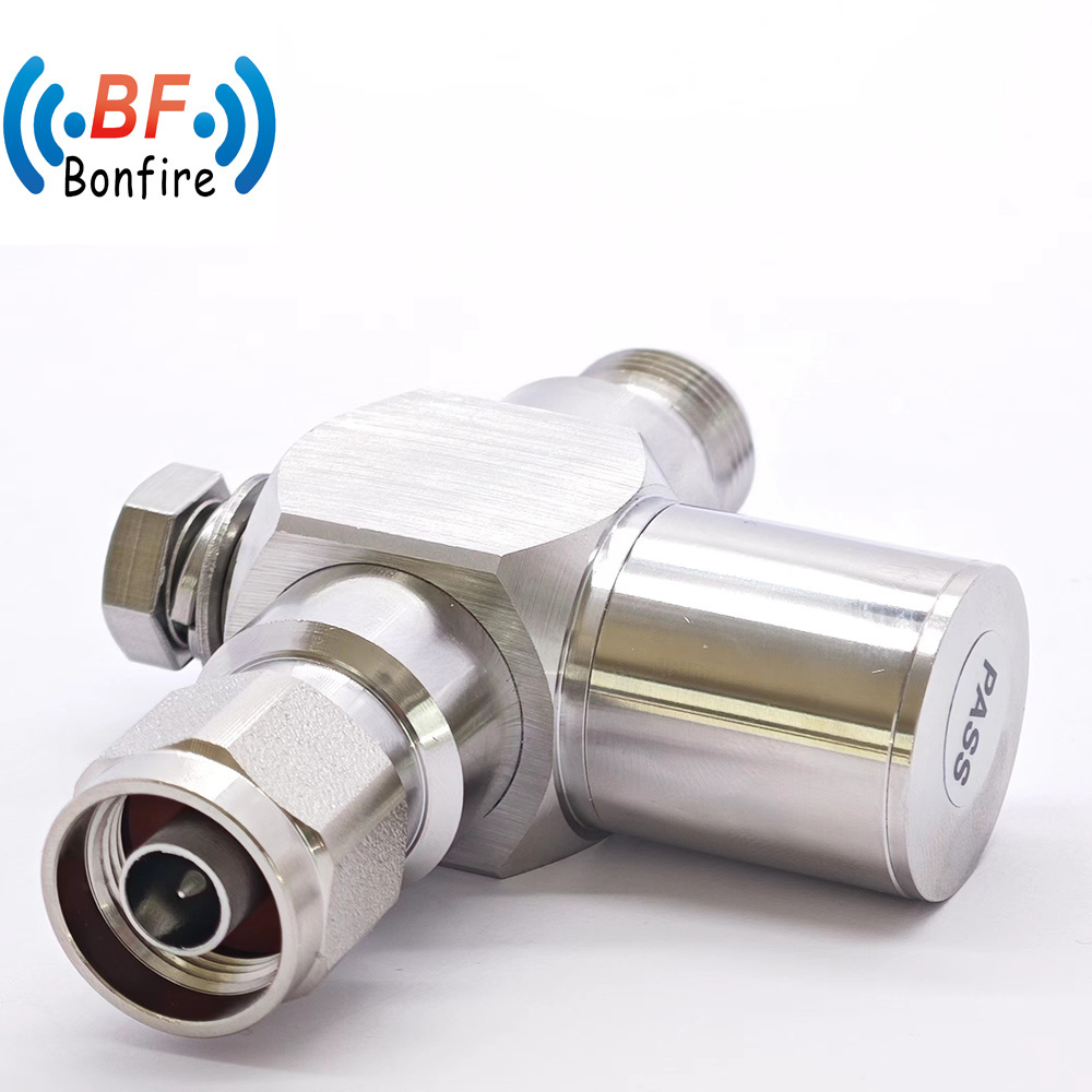 698-3800MHz RF 3G SMA Connector RP-SMA Male Plug to N Male Plug Surge Arrester N Rpsma Female Lightning Surge Protector Surge Protection