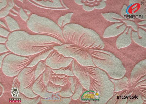 Buy cheap Anti Static 100% Polyester Sofa Velvet Upholstery Fabric Embossed Water Proof from wholesalers
