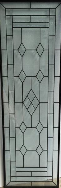 Buy cheap Triple Glazed Sliding Patio Doors Antique Stained Glass Panel Chrome Finish from wholesalers