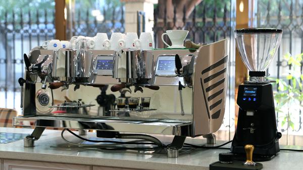 Buy cheap 4200W Stainless Steel Espresso Coffee Maker , 9 Bar Pressure Espresso Machine from wholesalers